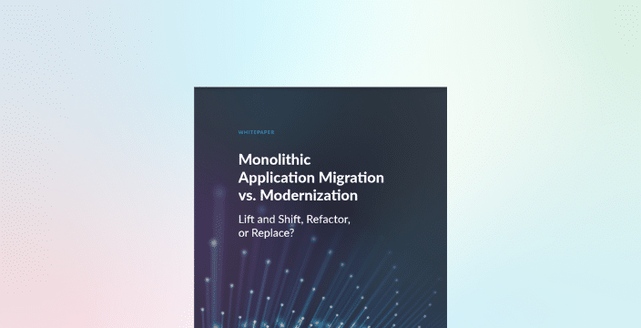 monolithic application migration vs modernization
